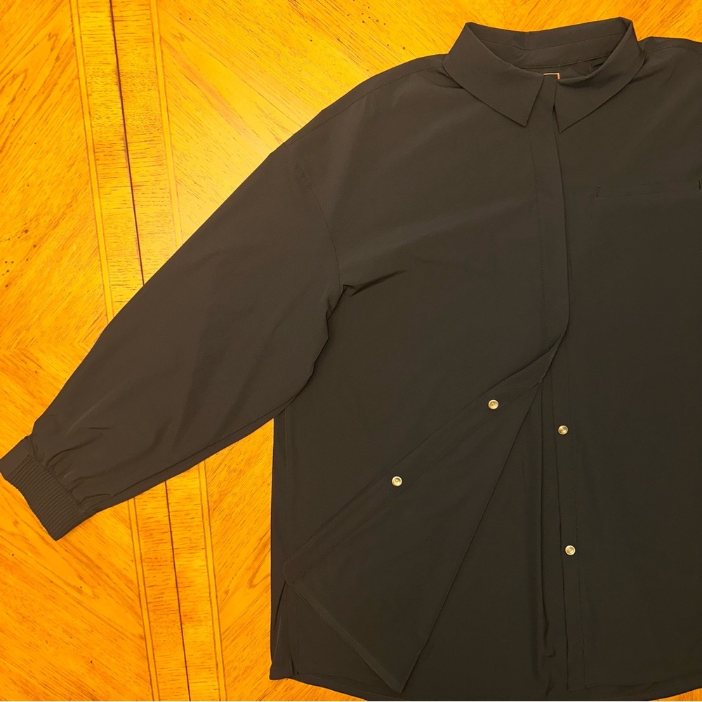 Nike 24.7 Perfect Stretch Dri-FIT Oversized Long Sleeve Shirt Women's Size XL